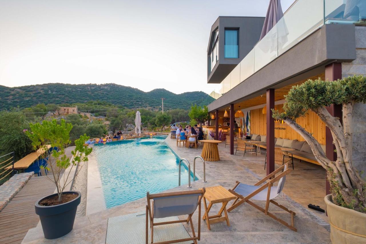 14 Premium Villas With Openair Restaurant&Tennis Court In Nature - Notos Club Kaş Luaran gambar