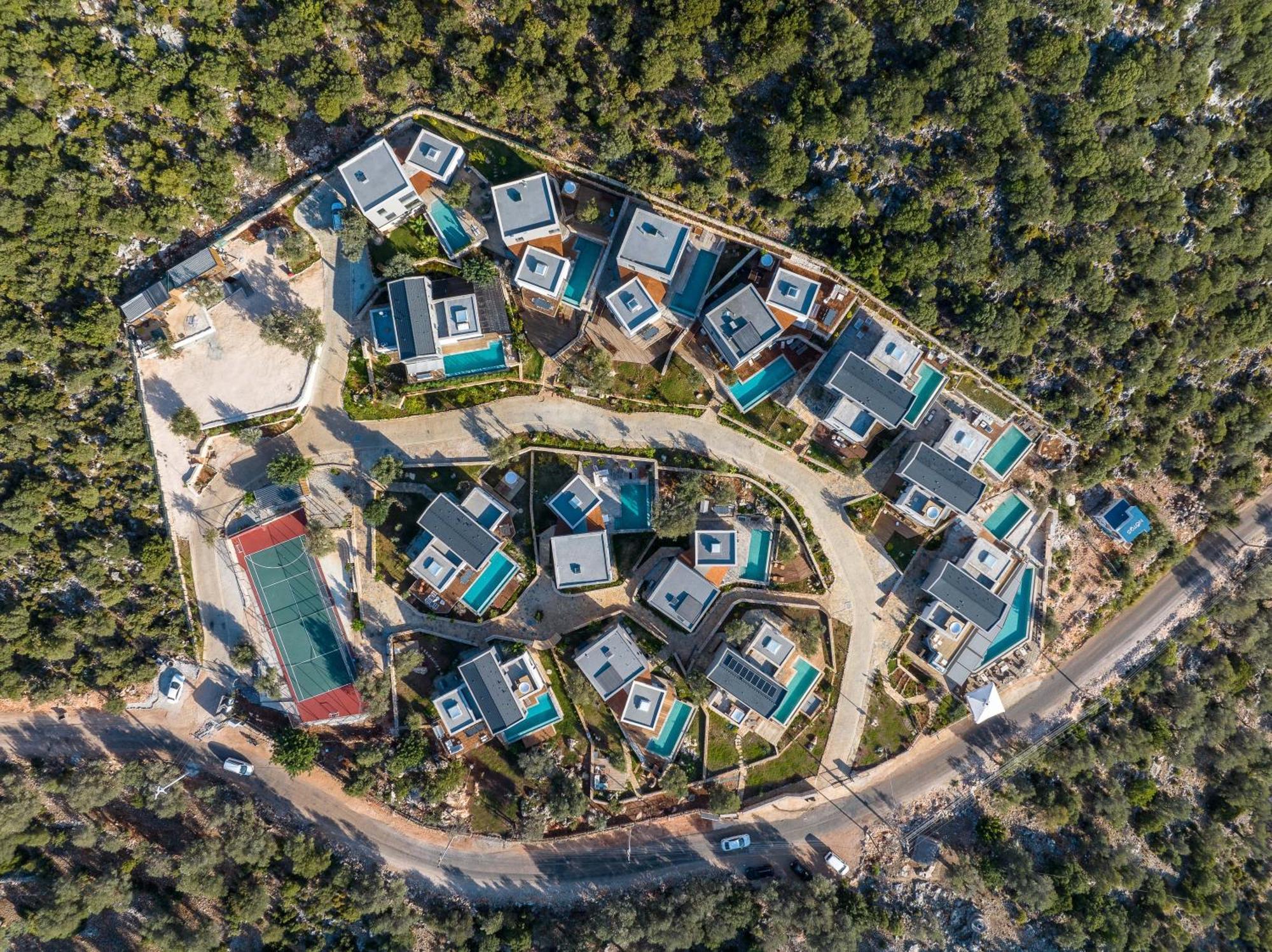 14 Premium Villas With Openair Restaurant&Tennis Court In Nature - Notos Club Kaş Luaran gambar